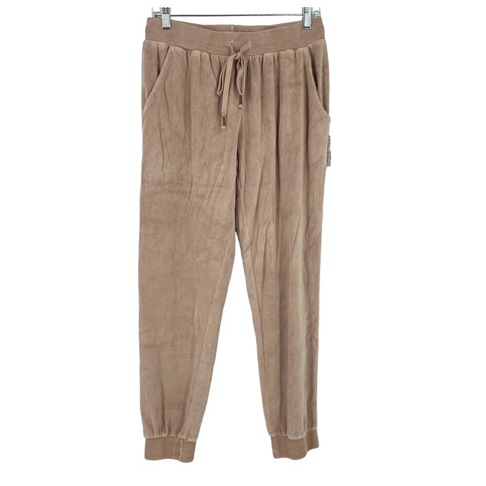 Young Fabulous & Broke Pink Fuzzy Jogger Pants Medium NWT‎